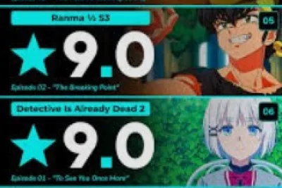 Un début de saison intense : analyse du classement des animes de l’automne 2026 deuxième semaine